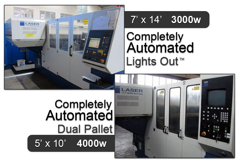 Laser Part manufacturing Specifications